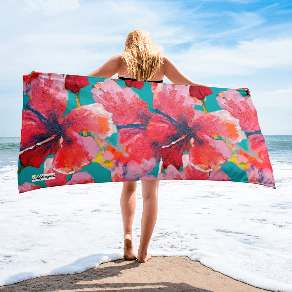 Taboga Hibiscus Towel – Pasha's Perch