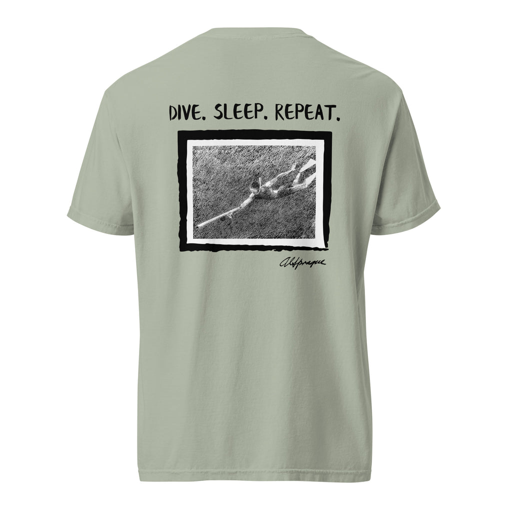 "Dive. Sleep. Repeat." Tee