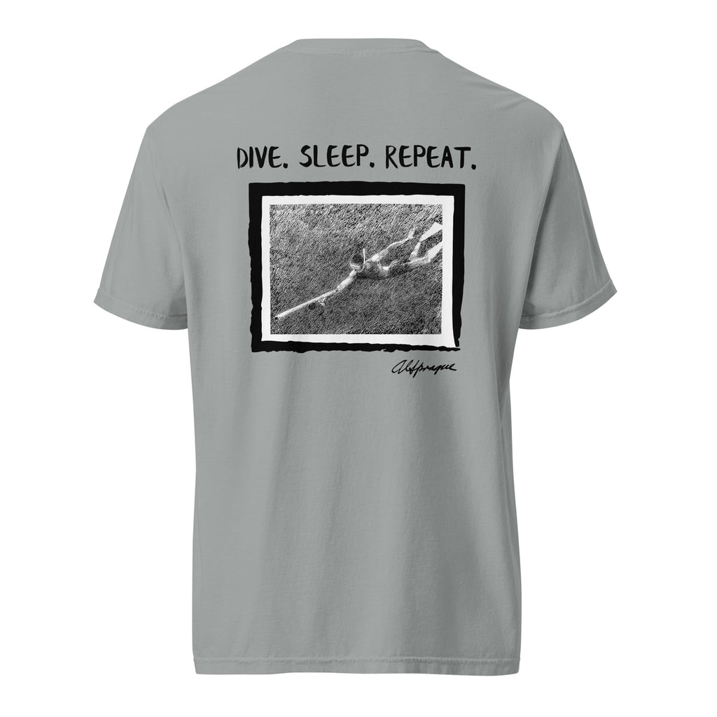 "Dive. Sleep. Repeat." Tee