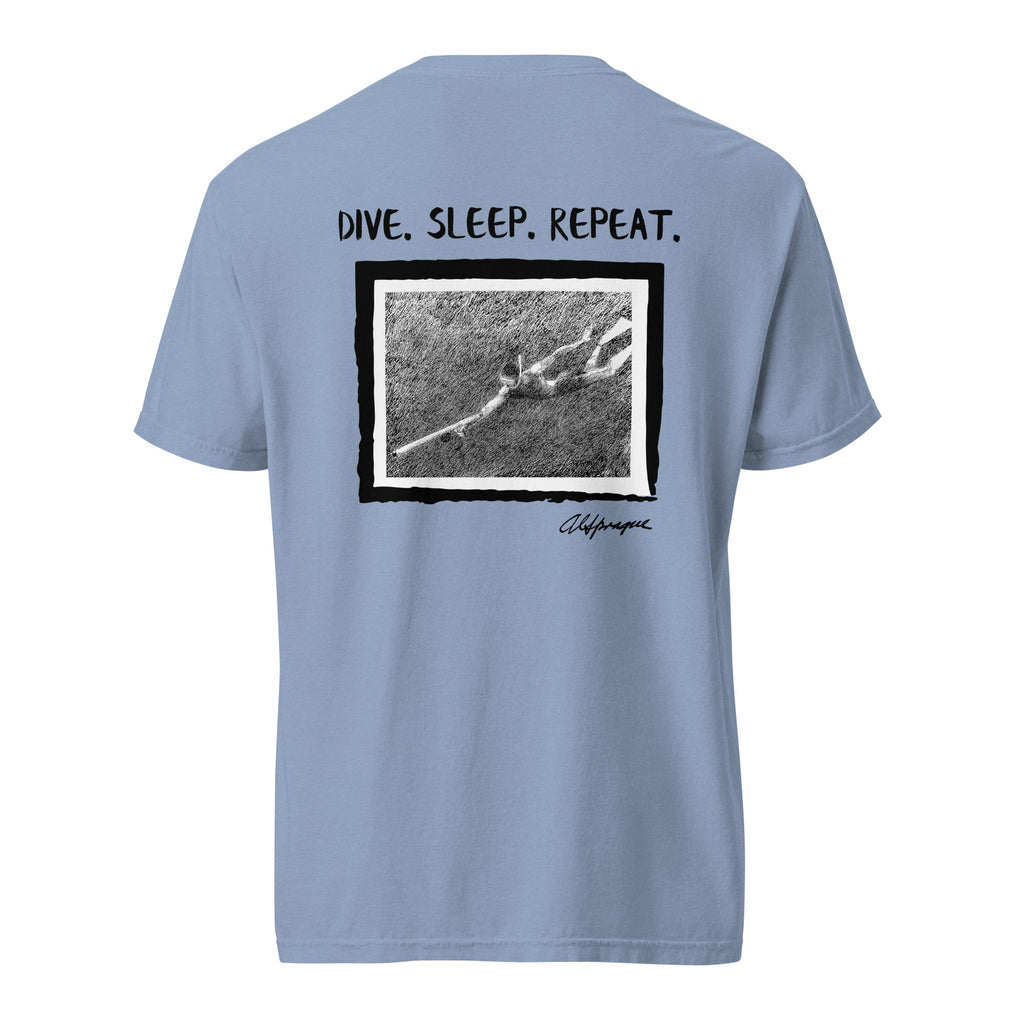 "Dive. Sleep. Repeat." Tee