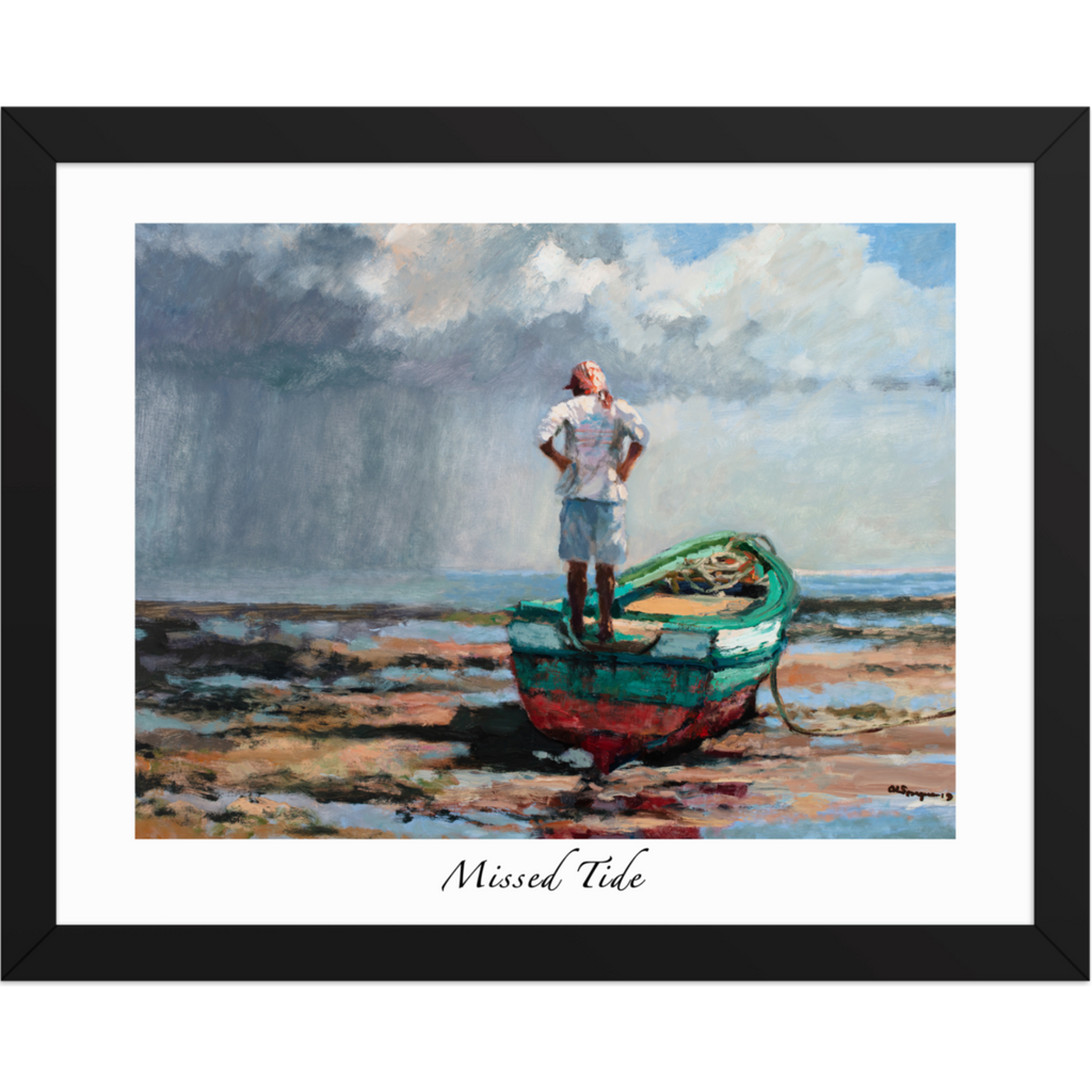 Missed Tide Framed Poster