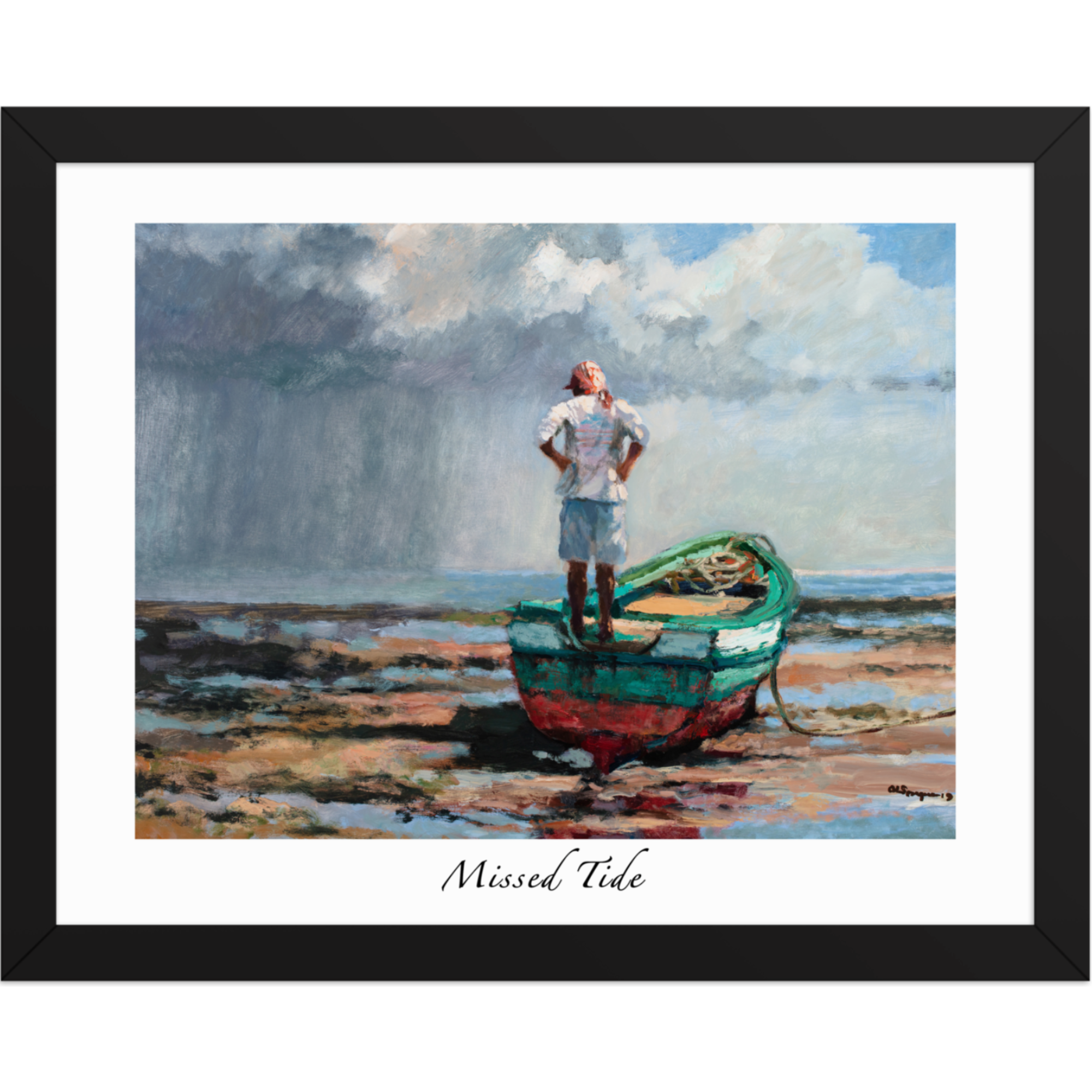 Missed Tide Framed Poster