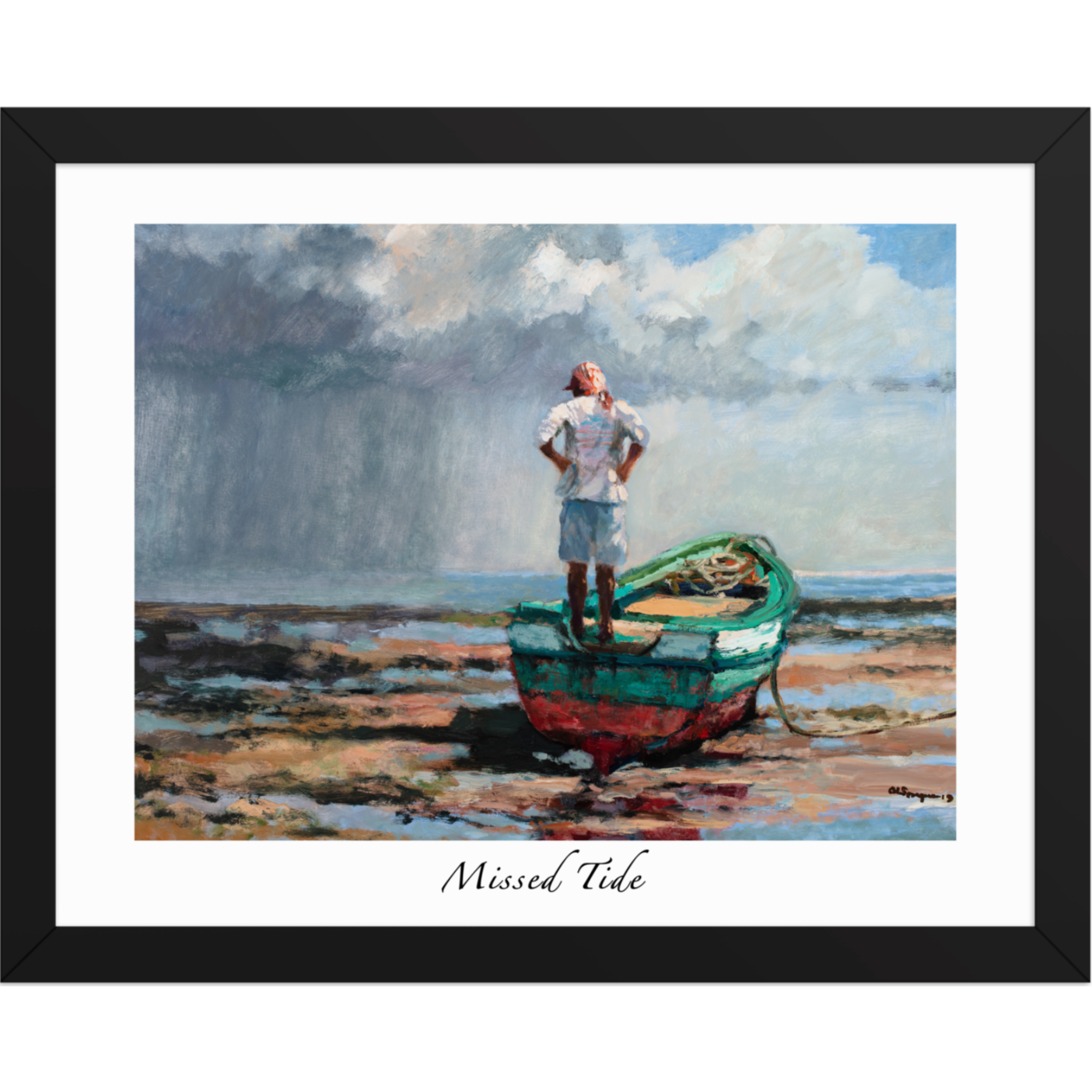 Missed Tide Framed Poster