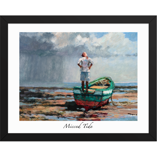 Missed Tide Framed Poster