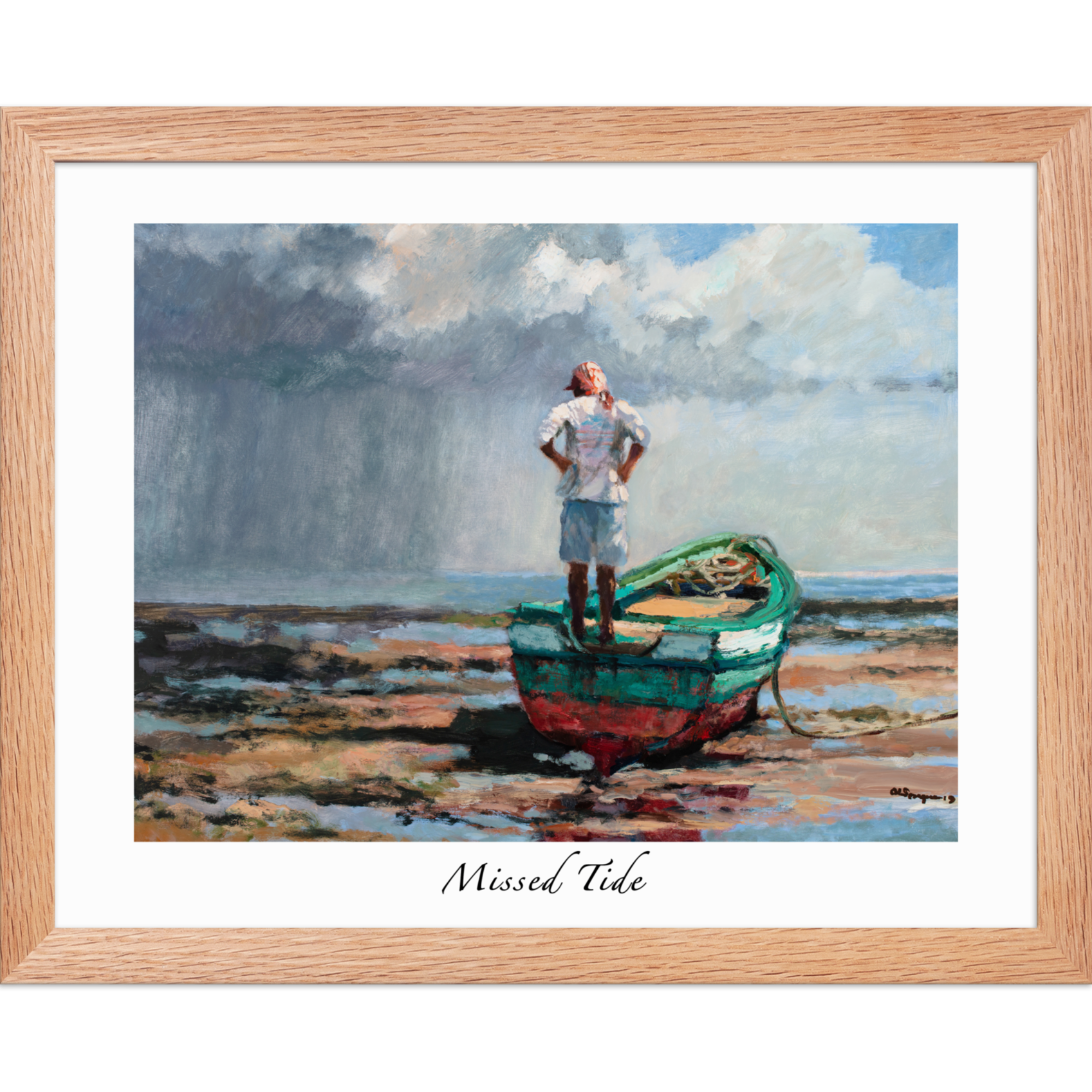 Missed Tide Framed Poster