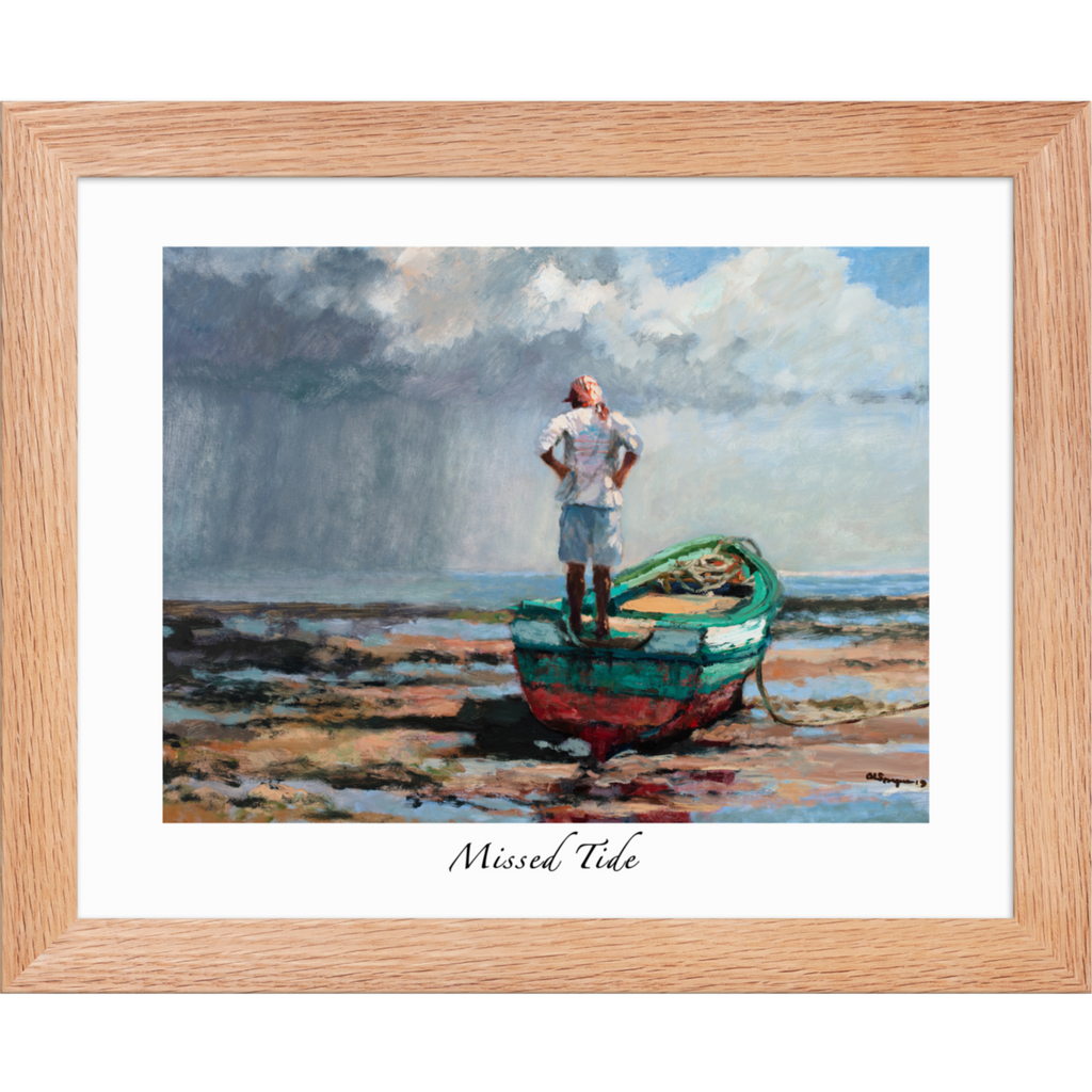 Missed Tide Framed Poster