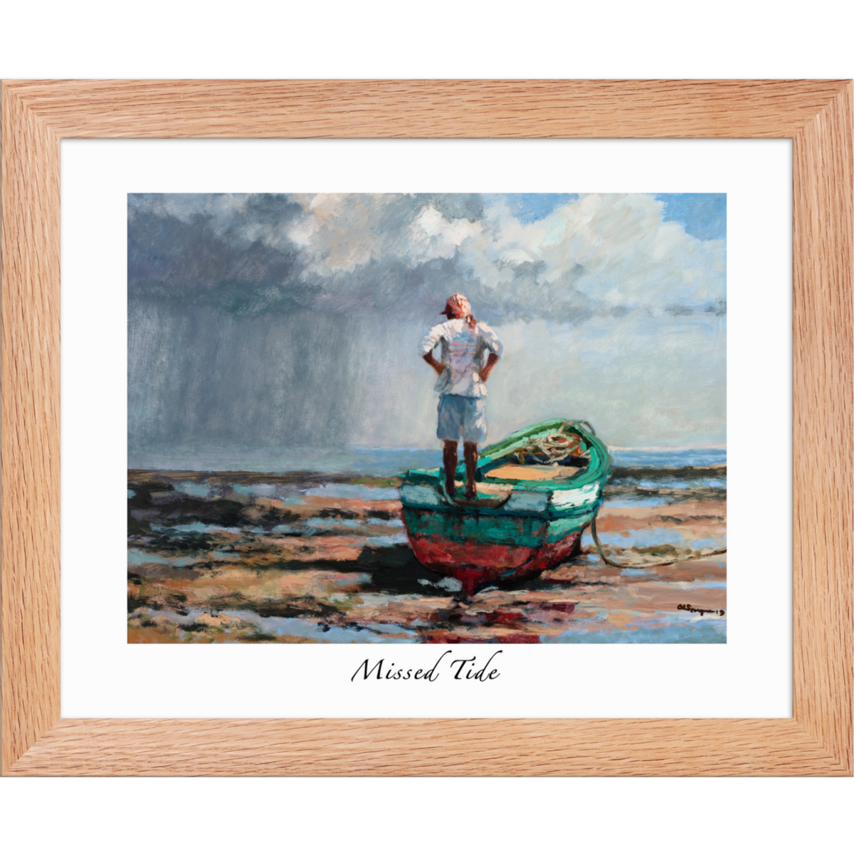 Missed Tide Framed Poster