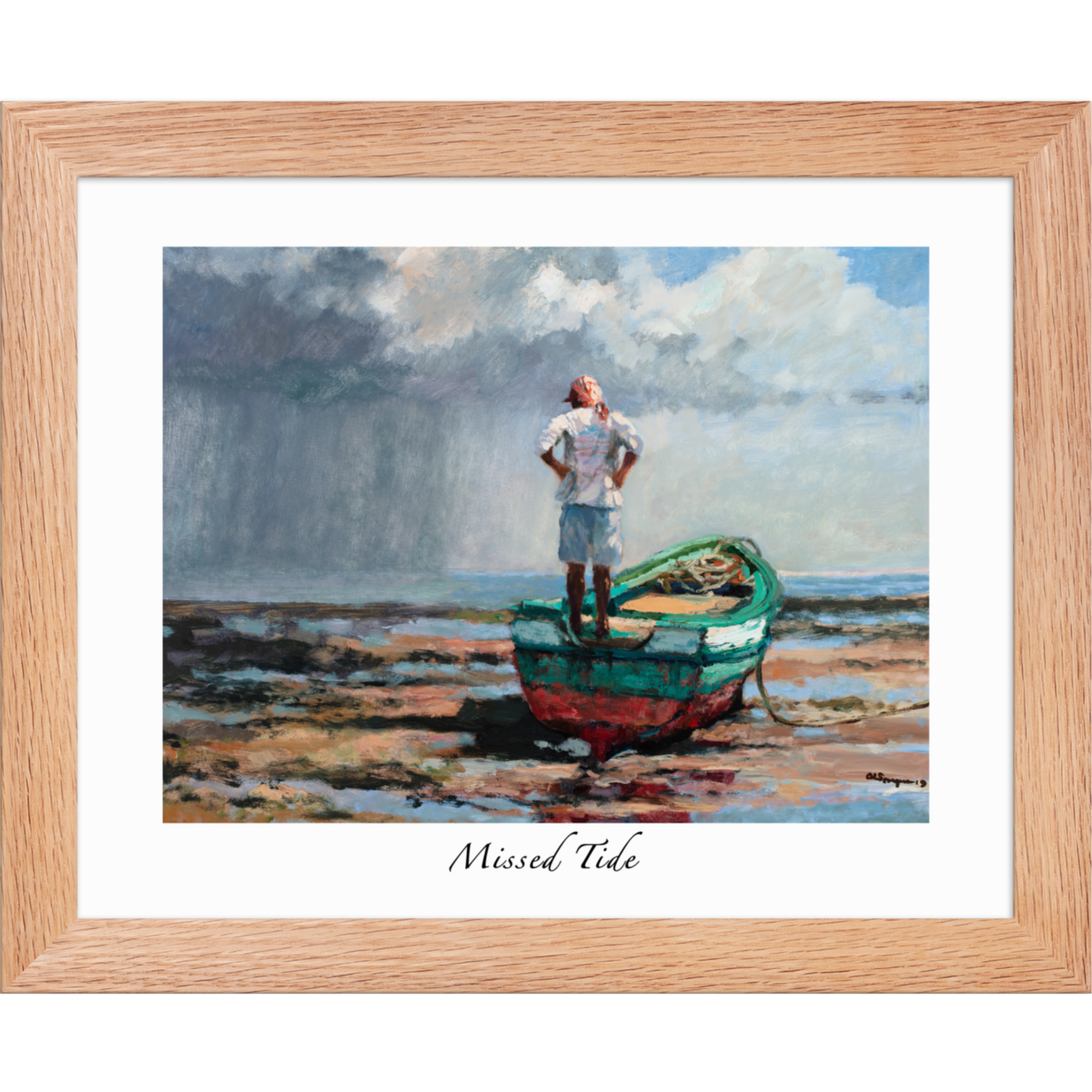 Missed Tide Framed Poster