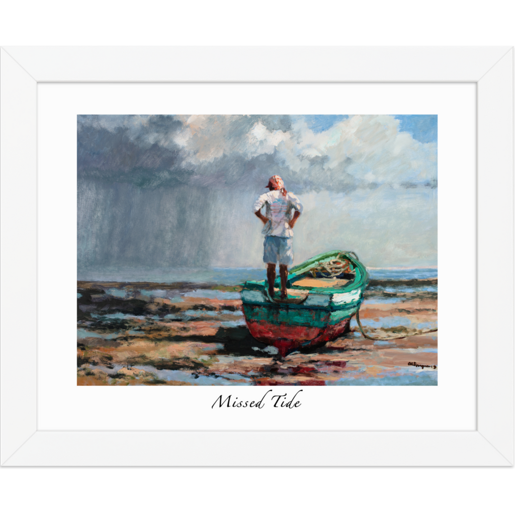 Missed Tide Framed Poster