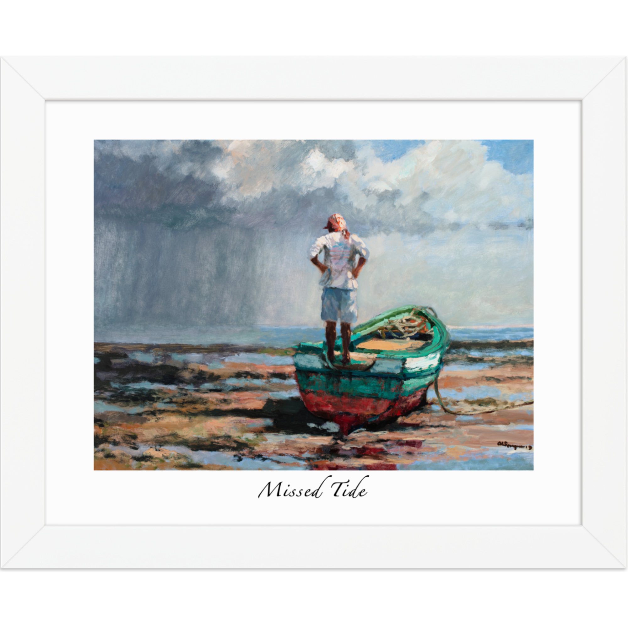 Missed Tide Framed Poster