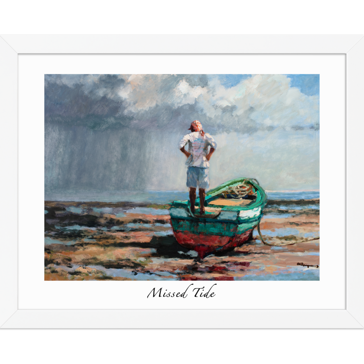 Missed Tide Framed Poster