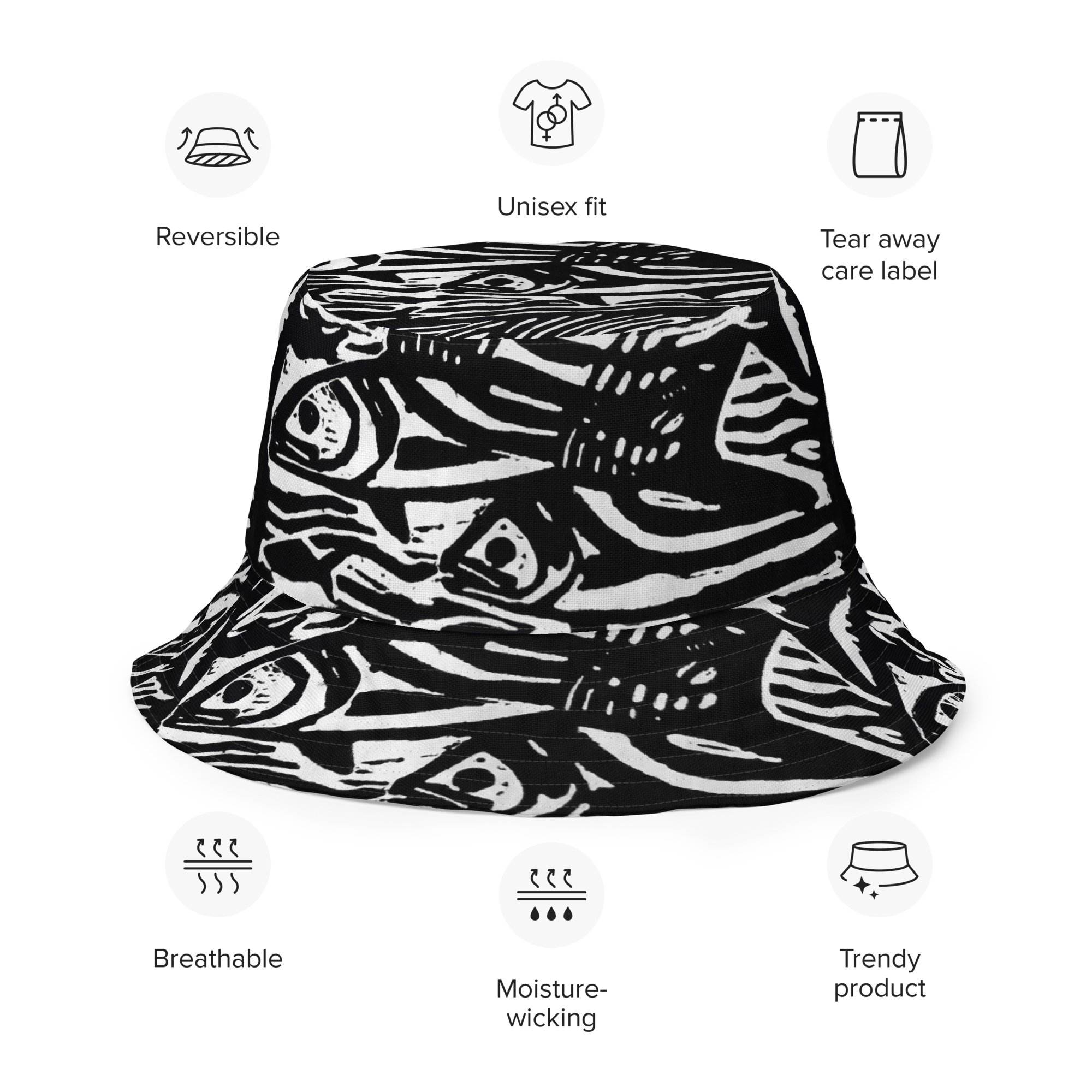 Papagallo Reversible Bucket Hat