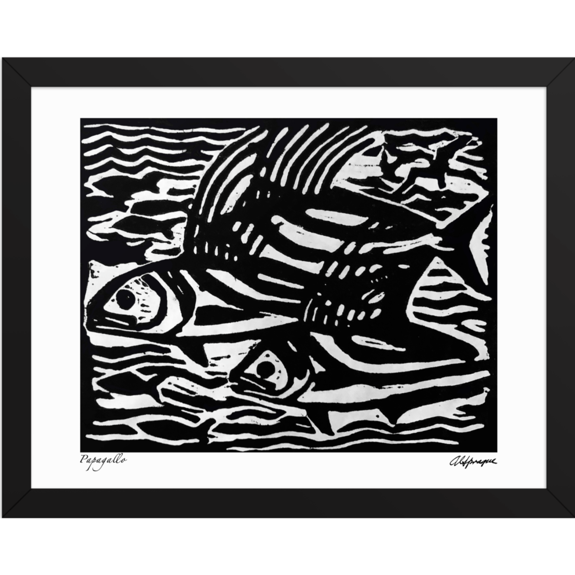 Papagallo Framed Poster