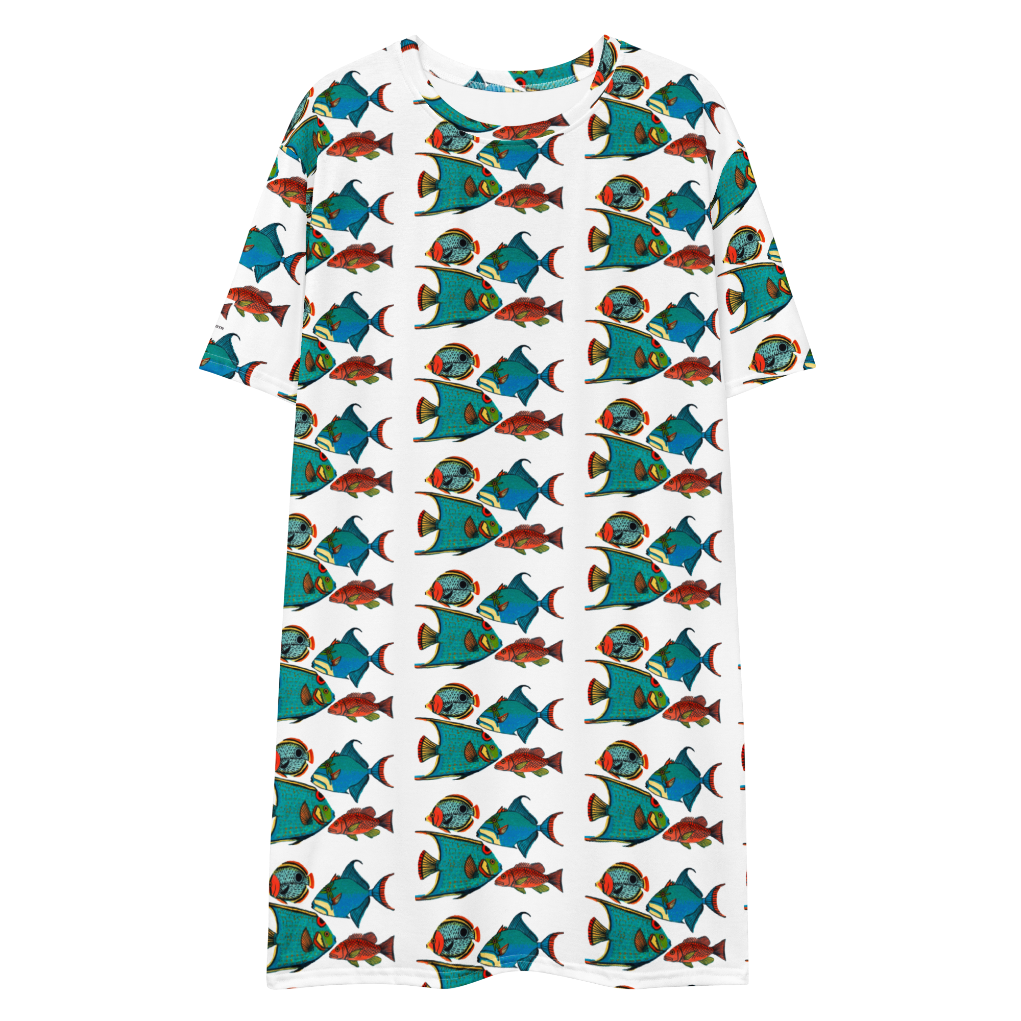 Pesces Tropicales T-shirt Dress