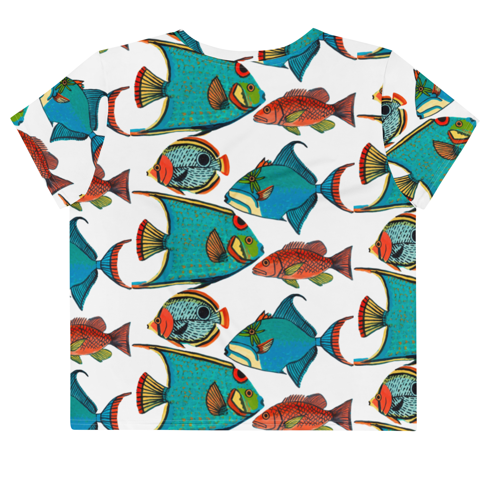 Pesces Tropicales Crop Tee