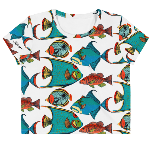 Pesces Tropicales Crop Tee
