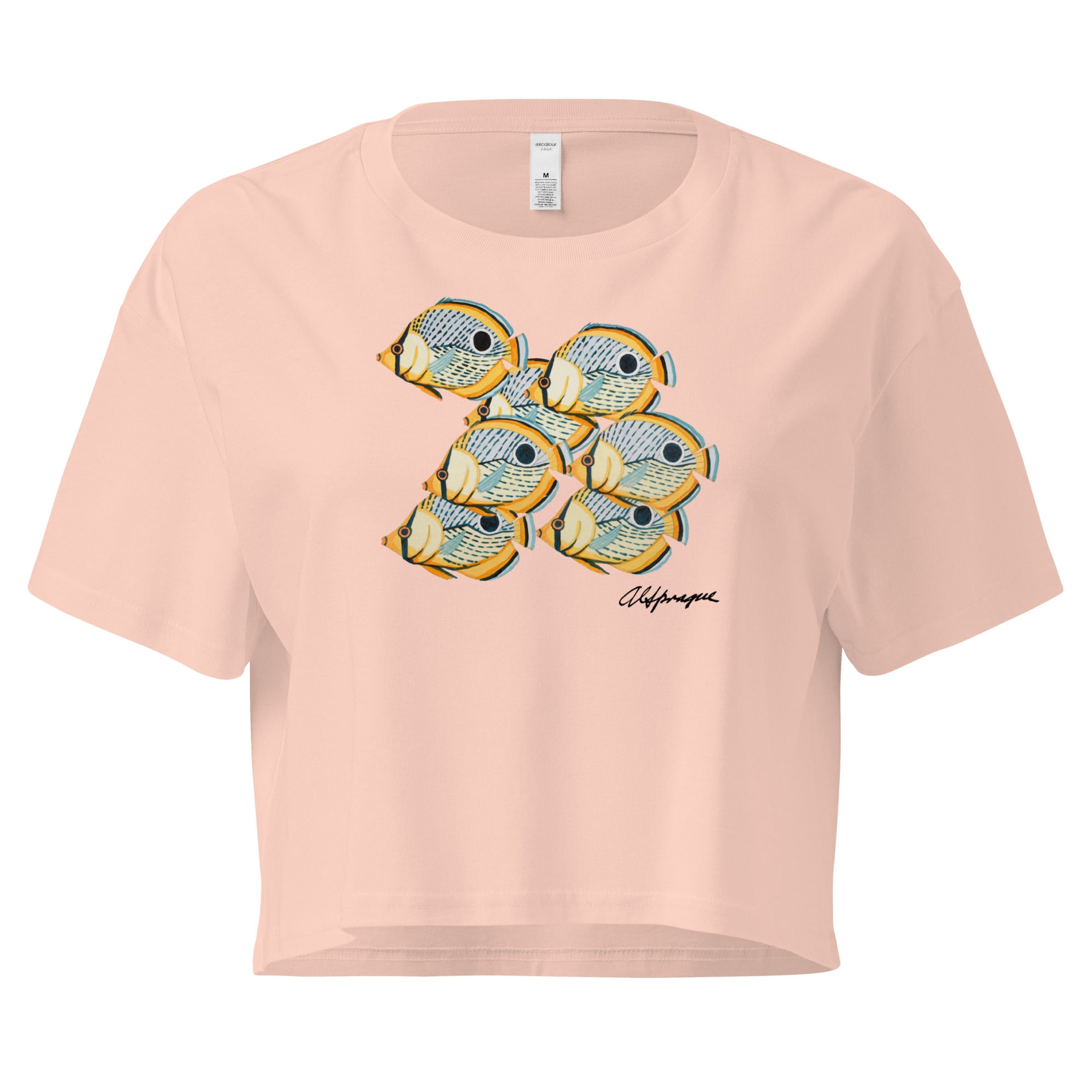 A School of Spotted Reef Fish Cropped Top