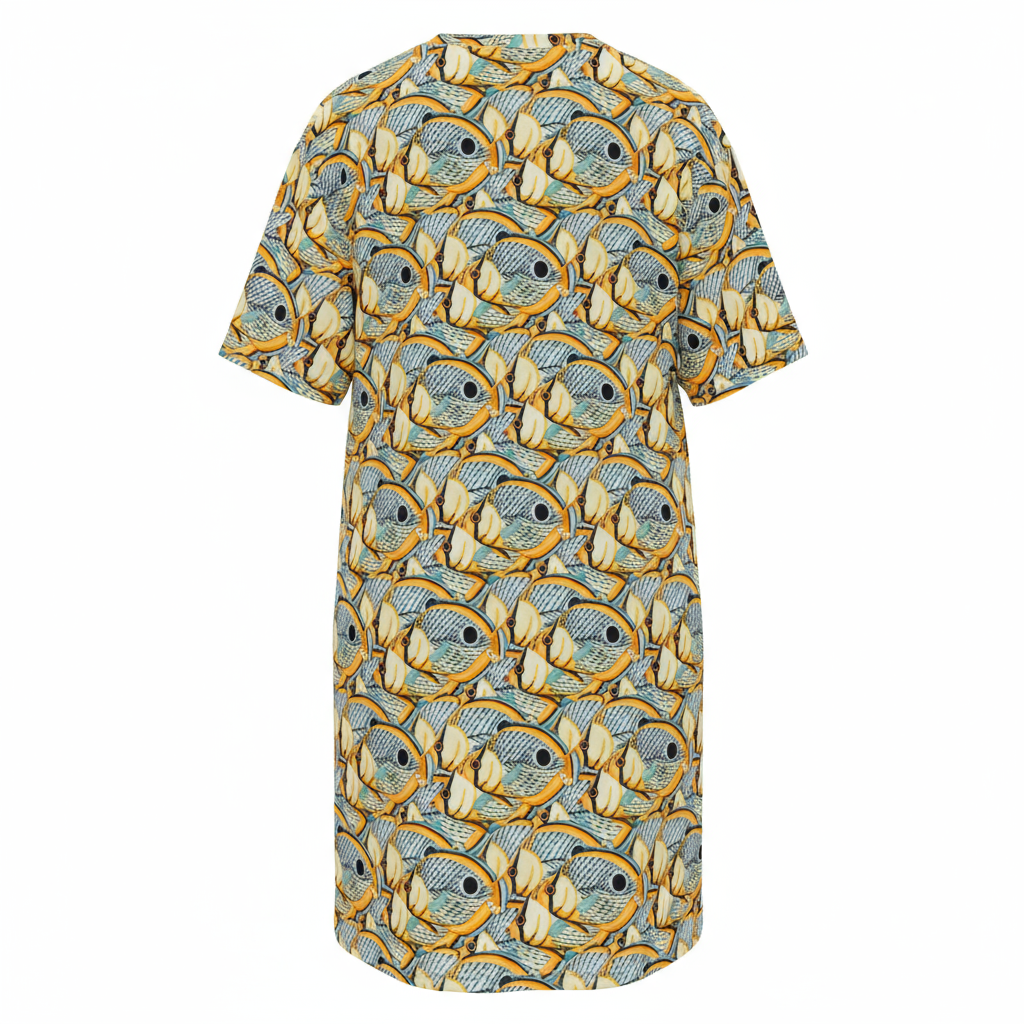 Spotted Reef Fish T-shirt Dress