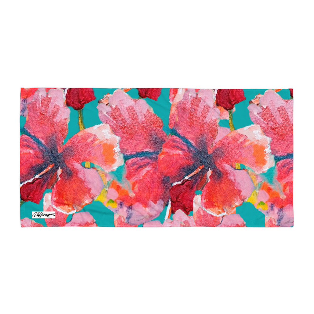 Taboga Hibiscus Towel