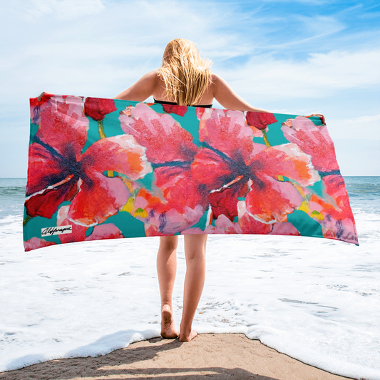 Taboga Hibiscus Towel