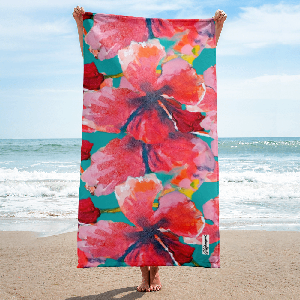 Taboga Hibiscus Towel