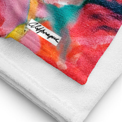Taboga Hibiscus Beach Towel