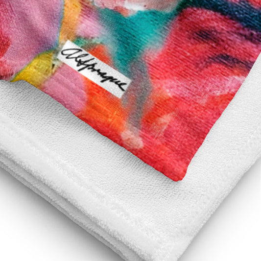 Taboga Hibiscus Beach Towel