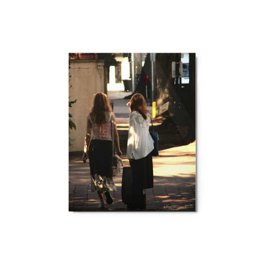 Charleston, SC: "Downtown Stroll", 8 x 10 Metal Print