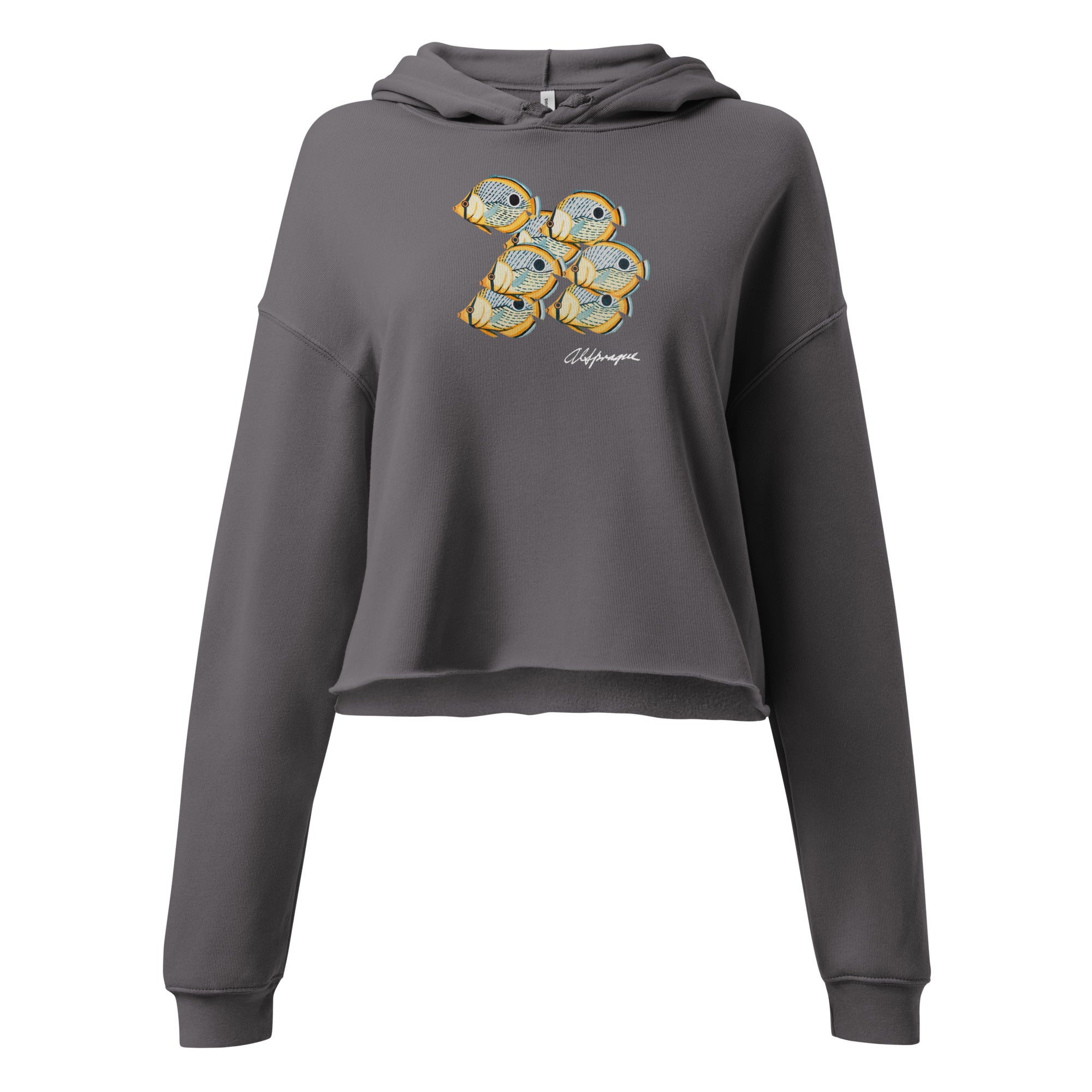 A School of Spotted Reef Fish Cropped Hoodie – Pasha's Perch